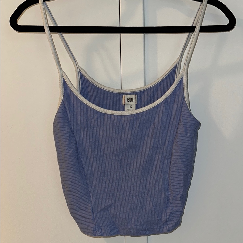 Urban Outfitters BDG Women's Blue Tank Crop Top
